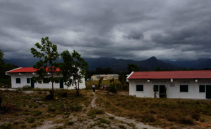 Two completed school buildings