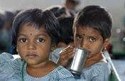 Distributing Milk to 1000 Slum Children