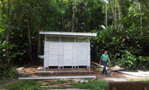 Sanitary facilities for future visitors