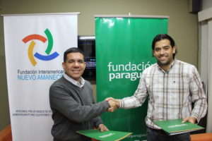 Luis  and Fabian sign agreement