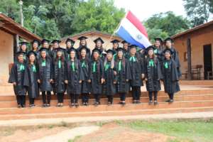 Students at Mbaracayu School celebrate graduation