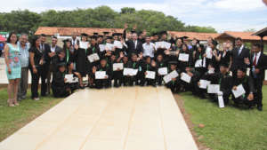 Graduates at Belen Agricultural School