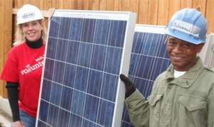 Provide solar power and solar jobs to veterans