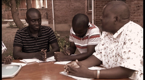 Filmmaker Mwiza Nyirenda discussing LGBT rights
