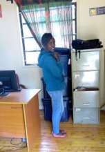 Jamila in the classroom