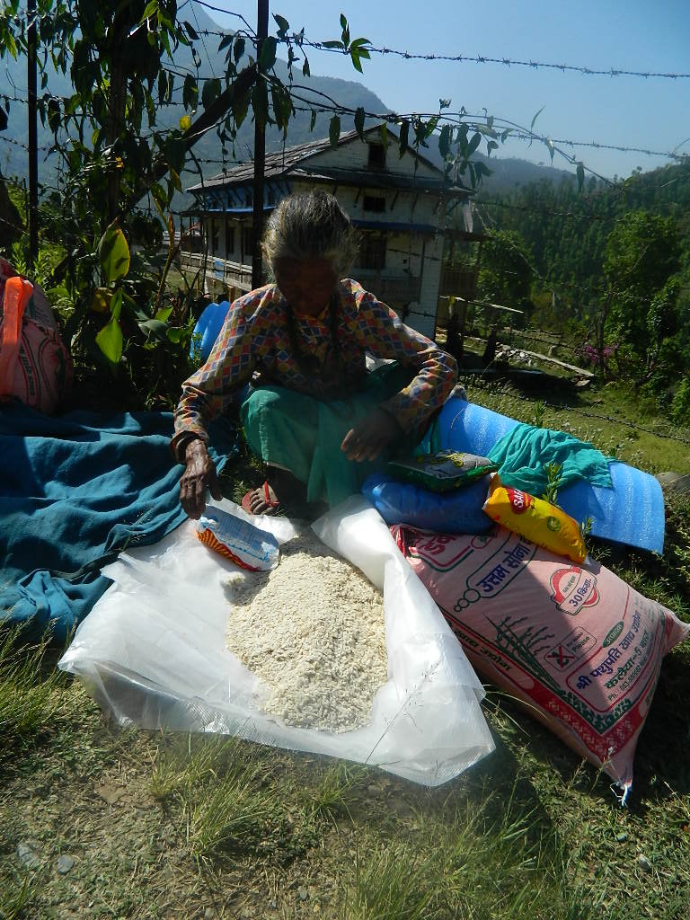 Earthquake relief for remote villages of Nepal
