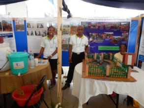 Stand showing the borehole drilling project