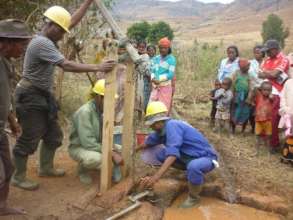 Drilling work in Manamisoa