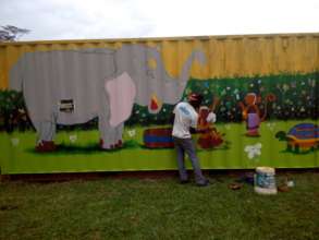 The container gets a cheerful make over!