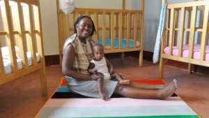 Jackie with toddler