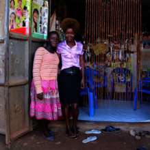 8 Patience  Mother and aunty by their hairdressing shop.jpg
