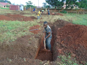 Digging the foundations.