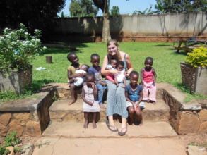 Lianne with some of the Nafasi children