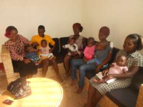 Teenage mothers meeting at Nafasi
