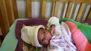 5 days old, now safe and warm in Nafasi