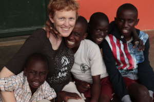 Sponsor with children