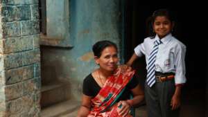 Laxmi and her mother today