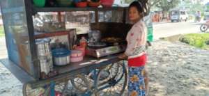 Jyoti running her business