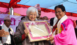 Olga Murray honored at Kamlari Freedom Day