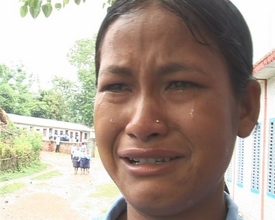 Sumitra recounting her life before NYOF was able to send her to