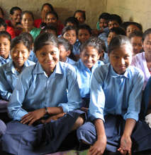 Formerly enslaved girls, now free to go to school