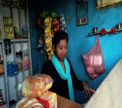 "Kalpana" running her business