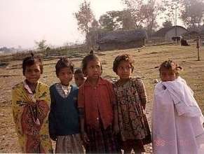 Little girls who have been sold into bonded servit