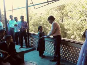 FA-1 Exam toppers being awarded