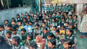 Study Material Distribution by our Donors