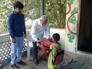 School Bags and Books distribution