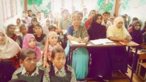 Students & Teachers in Memory Training Session