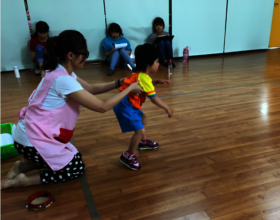 I needed help to walk at the beginning.