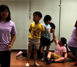 Held the hand of my classmate.