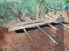 New pit for a VIP Latrine