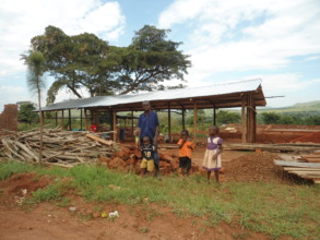 Roofed New Class room Block