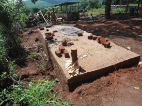 New VIP Pit  having Concrete floor.