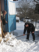 Helping in winter time!