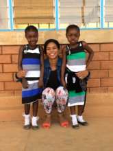 Twins Bijou & Raissa with Malaika Founder, Noella