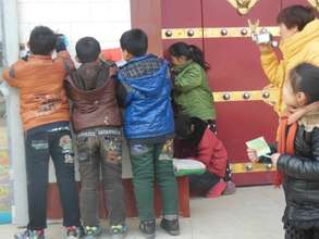 Students explored their own community.