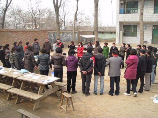 Teachers share on the last day.