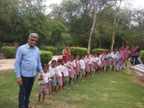 Kids join school