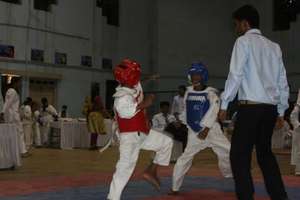 Participating in Taekwondo Competition