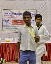Won District Level Taekwondo Competition