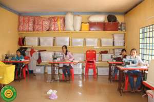 Sewing class with physical distance