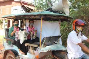 Tuk Tuk hygiene outreach