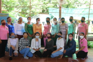 Sewing students group in the graduation ceremony