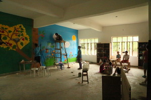 The room is transforming!