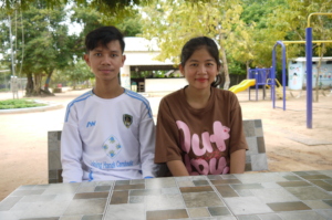 University students supported by Helping Hands