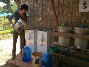 Installing filters for clean drinking water