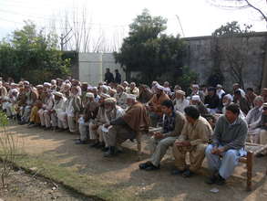 Convincing the local influential people in Jirga